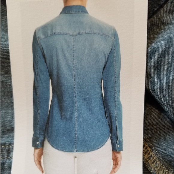 Calvin Klein denim blouse - Picture 13 of 15